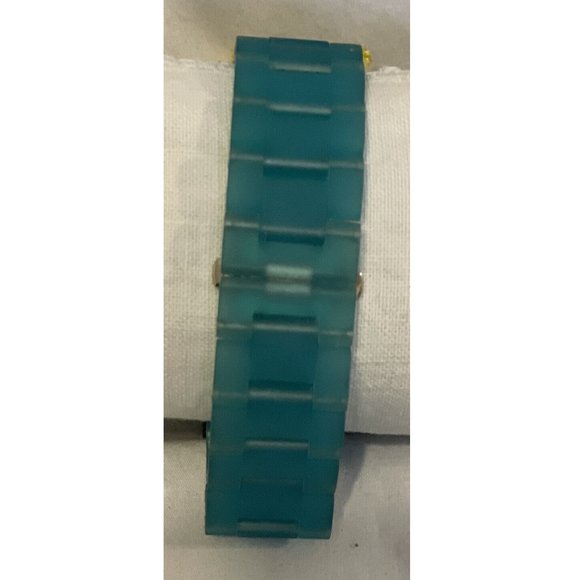 Invicta Model 1664 Men's Anatomic SS Case Light Blue Plastic Band Quartz Watch - Picture 2 of 10